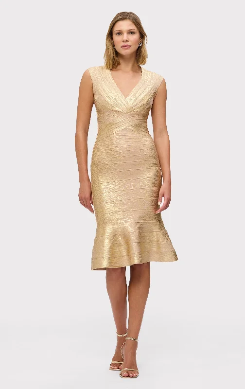 THE METALLIC SOPHIE DRESS Office unclassified dresses