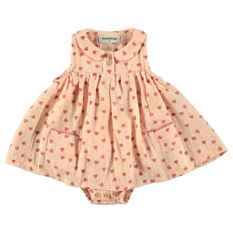 HEARTS ONESIE DRESS Tiered unclassified dresses