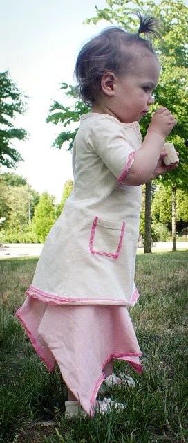 Organic Natural Baby Tunic Pocket Dress Travel unclassified dresses