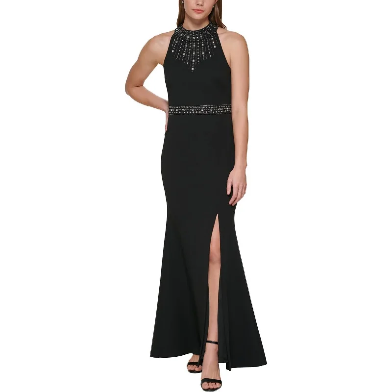 Vince Camuto Womens Embellished Halter Evening Dress Vintage unclassified dresses