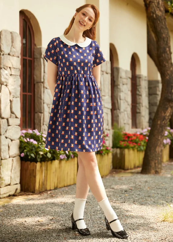 Whimsy & Wonder Collar Empire Dress Holiday unclassified dresses