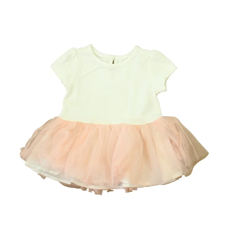 Miniclasix Girls White | Pink Dress Mini Skirt Classic