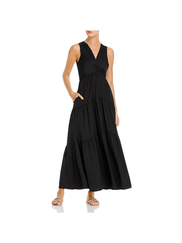 Courtnie Womens Sleeveless Evening Maxi Dress Sexy Long Skirt