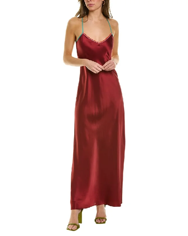 Dannijo Silk Maxi Slip Dress High-Waisted Maxi Skirt